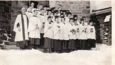 Choir at Grace Anglican Church, Milton