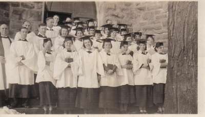 Choir at Grace Anglican Church, Milton, Ontario