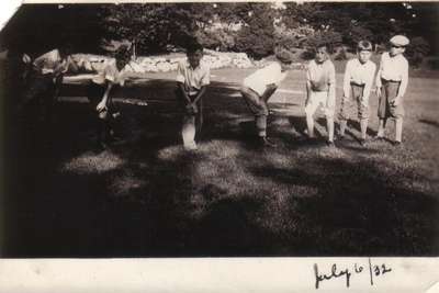 Group of boys from Grace Anglican Church, Milton