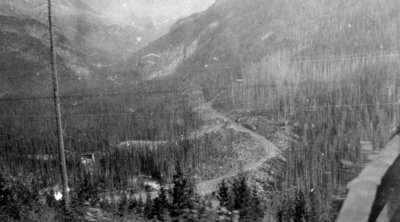 Valley view in British Columbia