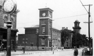 The Town Hall and the Post Office in Milton