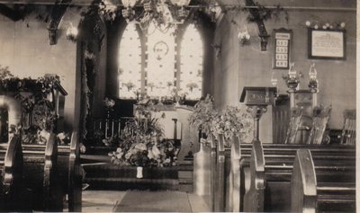 Inside of the Anglican Church at Omagh, Halton County