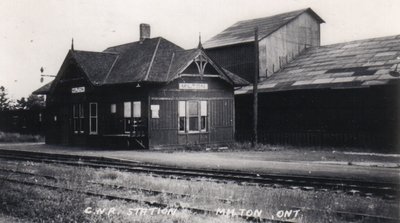 Canadian National Railway Station on Bronte Street.