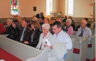 Visitors at the launch of &quot;Halton's Scotch Block&quot;