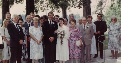 The wedding of Maureen Maggee to Paul Wright