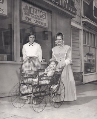 Geraldine Graham, Judy Houston with son Tommy.