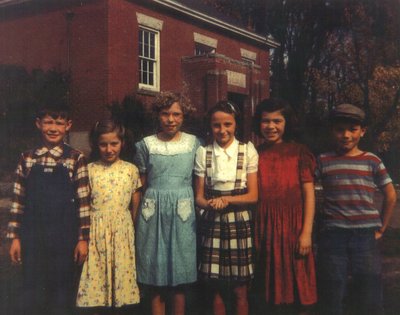 Students at S.S.#12, Nelson, Limestone School