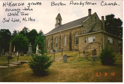 McKenzie graves at Boston Presbyterian Church