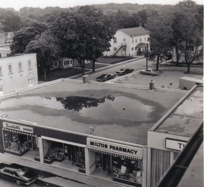 Intersection of Main Street and Charles Street.