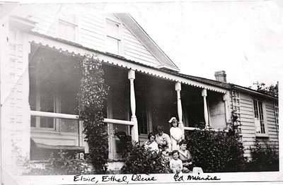 Armstrong family at the farm in Tottenham