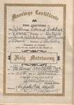 Marriage certificate of William Edward Siddall and Sarah Wilhelmina McDowell