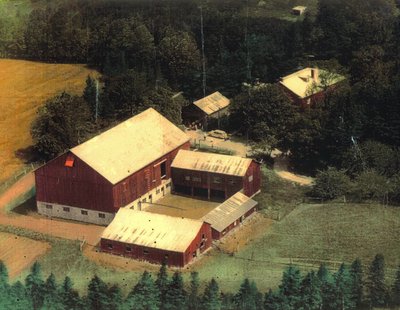 Aerial view of the Willmott farm