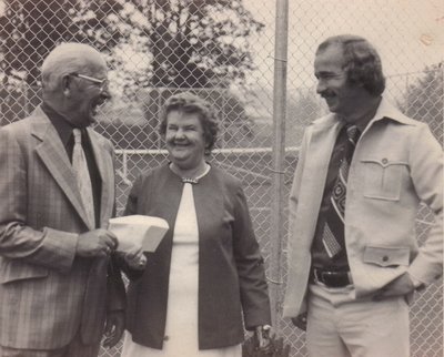 Anne MacArthur at the Campbellville tennis courts