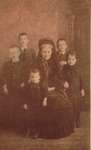 Granny Rixon with grandchildren