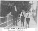Samuel Brush and his twin sons Clarence and Gordon