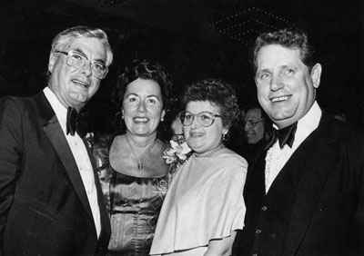 Harold Shipp (left)and his wife June, Olive Krantz and Gordon Krantz