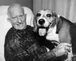 Jim Thomson and dog