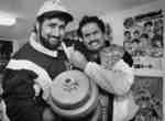 Mickey Hans and Tiger Jeet Singh, wrestlers