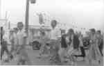 Centennial Parade, Milton.  Edgar Foster and students