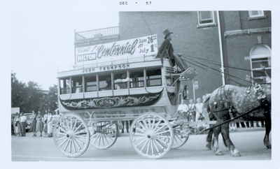 Centennial Parade, 1957, Milton, Ont. Stage Coach