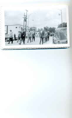 Centennial Parade, 1957, Milton, Ont.  Main and Commercial