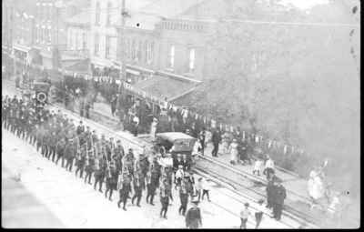 164th Battalion on Parade on Main Street