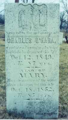 Tombstone at St. Peter's Roman Catholic Church