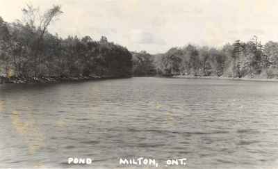 Mill pond, Milton, Ont.