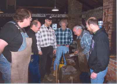 Blacksmithing class