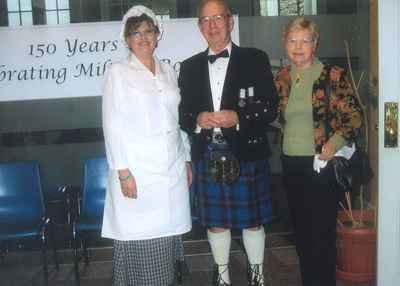 New Years Levee, 2007. Mirella Marshall, Walt Elliot, Anne Elliot.