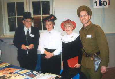 New Years Levee, 2007.  Ken Lamb, Gloria Brown, Gayle Waldie and Bruce Carlin.