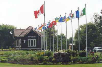 Opening of the Millennium Gardens, Chris Hadfield Park, Milton