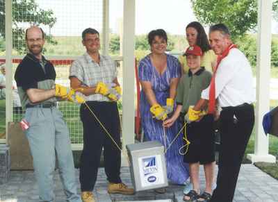 Opening of the Millennium Gardens, Chris Hadfield Park, Milton