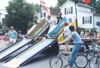 Canada Day, c.1990. Soap Box Derby