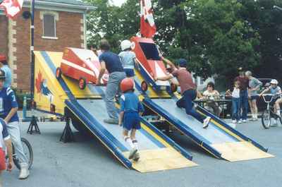 Canada Day, c.1990. Soap Box Derby