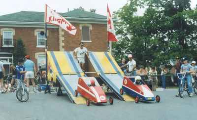 Canada Day, c.1990.  Soap Box Derby