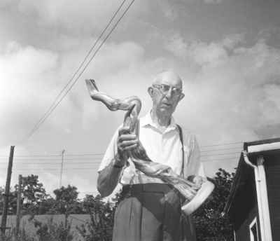 Charles Laundon, homesteader, fossil collector, Clerk of the Court in Milton.