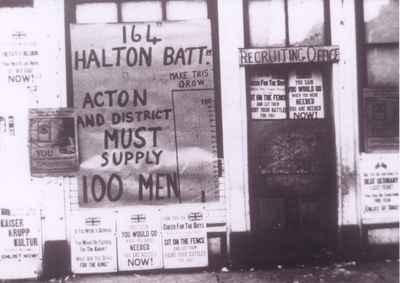 164th Battalion recruiting office, Acton