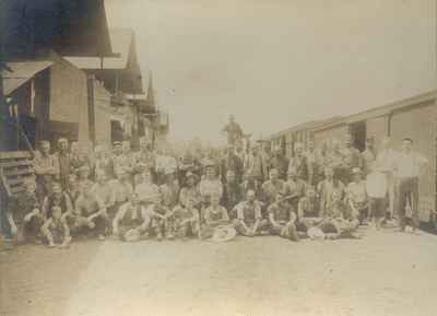 Employees of the Lewis Brickyard, Milton Heights