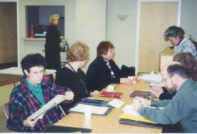 Executive meeting, Milton Historical Society. 2003