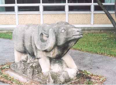 E. B. Cox sculpture