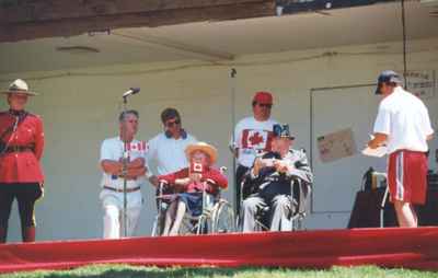 Opening ceremonies, Canada Day, Milton, 2000