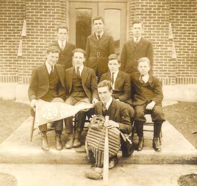 Baseball team at Martin Street School