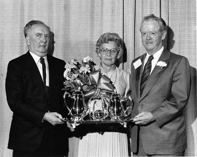 Les Ehrlick, Margaret Holmes and James H. (Red) Holmes