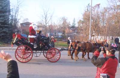 Santa Claus Parade, Milton, Ontario