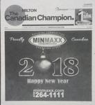 Canadian Champion (Milton, ON), 4 Jan 2018
