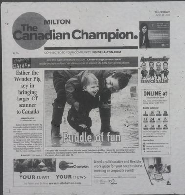 Canadian Champion (Milton, ON), 28 Jun 2018