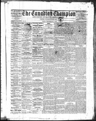 Canadian Champion (Milton, ON), 14 May 1862