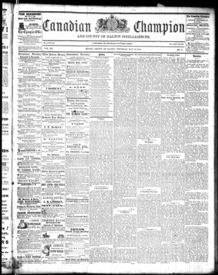 Canadian Champion (Milton, ON), 12 May 1864