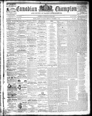 Canadian Champion (Milton, ON), 17 Nov 1864